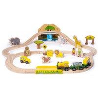 Bigjigs Rail Safari Train Set in Yellow