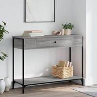 Berkfield Home Console Table Grey Sonoma 100x34.5x75 cm Engineered Wood