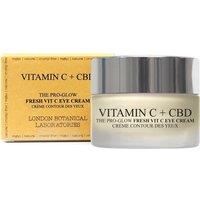 London Botanical Laboratories Vitamin C thc free CBD Anti-Aging Eye Cream 20ml in White