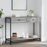Berkfield Home Console Table Grey Sonoma 100x34.5x75 cm Engineered Wood