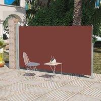 Berkfield Home Patio Retractable Side Awning 160 x 300 cm Brown