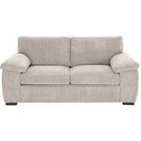 LUXURY LIFE Collingdale Jumbo Cord Fabric 2 Seater Sofa in Cream