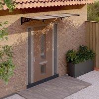 Berkfield Home Door Canopy Black 199x90 cm Polycarbonate