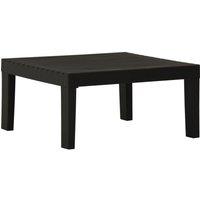 Berkfield Home Garden Lounge Table Plastic Grey