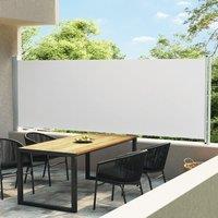 Berkfield Home Patio Retractable Side Awning 600x160 cm Cream in Beige