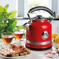 Ariete Cordless Electric Kettle, 1.7 Litre Capacity in Red