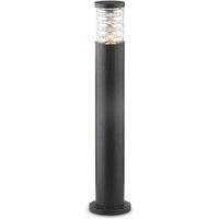 Netlighting Tronco 1 Light Outdoor Tall Bollard Black IP44 E27