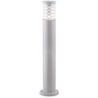 Netlighting Tronco 1 Light Outdoor Tall Bollard Grey IP44 E27