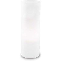 Netlighting Edo 1 Light Large Table Lamp Cylindrical White E27
