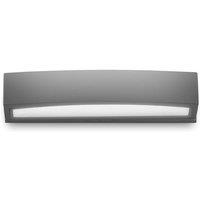 Netlighting Andromeda 2 Light Outdoor Large Up Down Wall Light Anthracite Putty IP54 E27 in Black