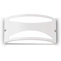 Netlighting Rex 1 Light Outdoor Wall Light White IP44 E27