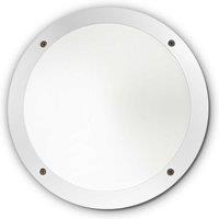 Netlighting Lucia LED 1 Light Diffuser Outdoor Flush Ceiling Wall Light White IP66 E27