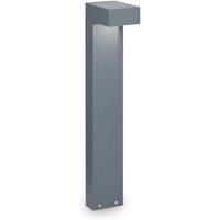 Netlighting Sirio 2 Light Small Outdoor Bollard Anthracite IP44 G9 in Black
