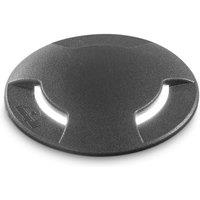 Netlighting Cecilia LED 1 Light Large Outdoor Recessed Light Black IP67