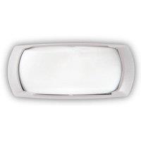 Netlighting Francy 1 Light Outdoor Wall Light White IP66 E27