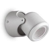 Netlighting Xeno 1 Light Outdoor Wall Light Grey IP44 GU10