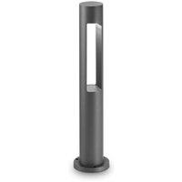 Netlighting Acqua 1 Light Outdoor Bollard Anthracite IP44 G9 in Black
