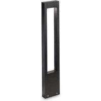 Netlighting Vega 1 Light Outdoor Bollard Black IP44 G9