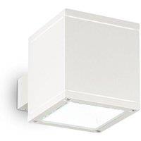 Netlighting Snif Square 1 Light Outdoor Up Down Wall Light White Putty IP44 G9