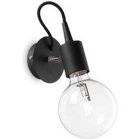 Netlighting Edison 1 Light Wall Light Black E27
