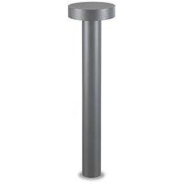 Netlighting Tesla 4 Light Outdoor Bollard Light Anthracite IP44 in Black