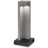 Netlighting Titano LED 1 Light Bollard Light Granite IP55 in Grey