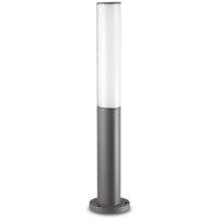 Netlighting Etere LED 1 Light Outdoor Bollard Light Anthracite IP44 in Black