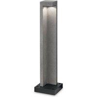Netlighting Titano LED 1 Light Bollard Light Granite IP55 in Grey