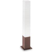 Netlighting Edo Outdoor Bollard Lamp 1 Light Coffee IP44 in Brown