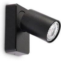 Netlighting Rudy Indoor Spotlight Wall Lamp 1 Light Black GU10