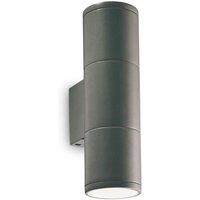 Netlighting Outdoor Up Down Wall Lamp 2 Lights Anthracite IP44 GU10 in Black