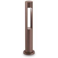 Netlighting Acqua Outdoor Bollard Lamp 1 Light Coffee IP44 G9 in Brown