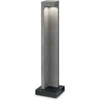 Netlighting Titano Integrated LED Outdoor Bollard Lamp 1 Light Granite 3000K IP55 in Grey