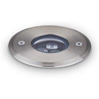 Netlighting LED Outdoor Recessed Floor & Decking Light Steel IP67 3000K in Grey