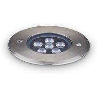 Netlighting LED Outdoor Recessed Floor & Decking Light Steel IP67 3000K in Grey