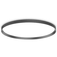 Netlighting FLY 90cm Integrated LED Semi Flush Light Black 4000K IP40