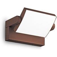 Netlighting SWIPE LED Outdoor Down Wall Lamp Coffee 3000K IP54 in Brown