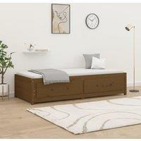 Berkfield Home Day Bed Honey Brown 90x200 cm Solid Wood Pine
