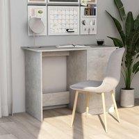 Berkfield Home Desk Concrete Grey 100x50x76 cm Engineered Wood | Size: 100 x 50 x 76 cm