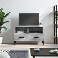 Berkfield Home TV Cabinet Grey Sonoma 80x36x50 cm Engineered Wood | Size: 80 x 36 x 50 cm