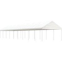 Berkfield Home Gazebo with Roof White 20.07x4.08x3.22 m Polyethylene