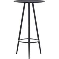 Berkfield Home Bar Table Black 60x107.5 cm MDF