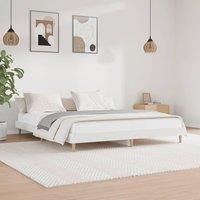 Berkfield Home Bed Frame White 200x200 cm Engineered Wood