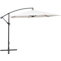 Berkfield Home Cantilever Umbrella 3 m Sand White