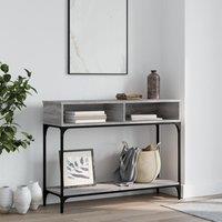 Berkfield Home Console Table Grey Sonoma 100x30.5x75 cm Engineered Wood
