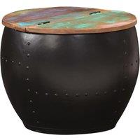 Berkfield Home Coffee Table 53x43 cm Solid Reclaimed Wood in Brown