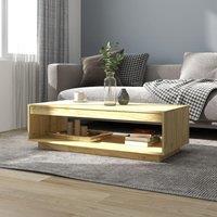 Berkfield Home Coffee Table 110x50x33.5 cm Solid Pinewood in Brown