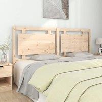 Berkfield Home Bed Headboard 185.5x4x100 cm Solid Pine Wood in Brown
