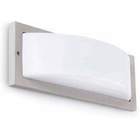 Netlighting Mol 1 Light Outdoor Wall Light Dark Grey IP44 E27