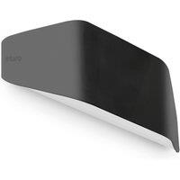 Netlighting Future 1 Light Outdoor Wall Light Dark Grey IP44 E27